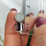 срібло з золотом набори кульчики срібні з золотом - Зображення 4