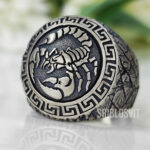 перстень скорпион, перстень срібний, перстень мужской, авторські чоловічі перстні, чоловічі печатки