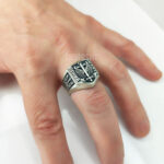 Морська піхота подарунок побратиму зсу вірний завжди купити срібну чоловічу печатку - Зображення 2