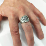 патріотичний - срібний перстень - Зображення 2