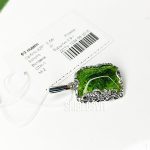 кулон з бурштином срібні кулони зелений бурштин підвіска купити кулон для дівчини подарунок мамі - Зображення 3