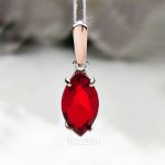 кулон з гранатом купити срібний кулон жіночий