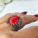 каблучка з коралом - Зображення 2